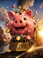 Casinospel Golden Panda: Crack the Piggy Bank Express