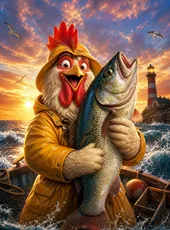 Casinospel Golden Panda: Big Catch Cluck